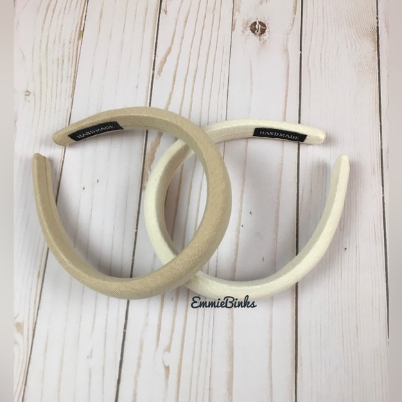 New 5 Piece Handmade Wide Padded Hairband Hair Accessory Set - Picture 6 of 16